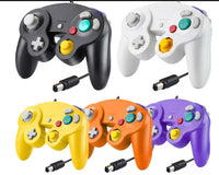 HKM-724563 Wired Game Controller for Nintendo GameCube - Replacement Joystick for NGC with Thumb Grip, Multiple Colours Available