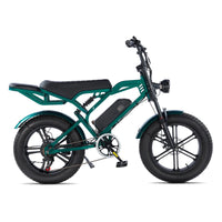 HKM-7418579 Moped Style Fat Tire Electric Bike, 750W Motor, 48V 13Ah Battery, 20 x 4 in Tires, 24.9 mph, 7 Speed