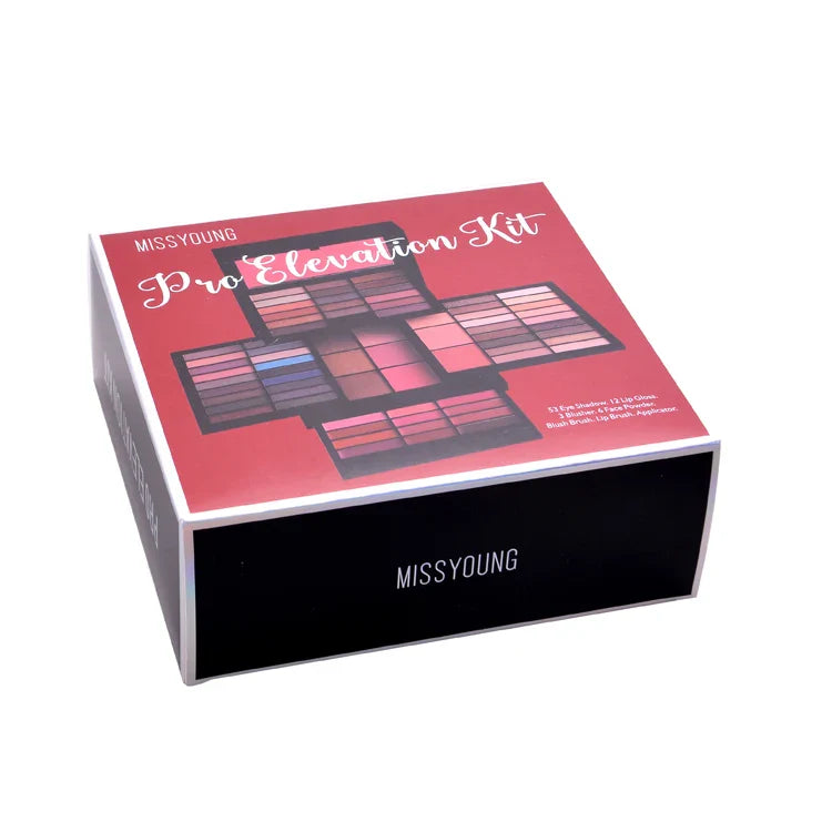 HKM-587795 All-In-One Makeup Set with Labelling - Korean Beauty Vanity Box for Girls