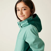 HKM-277139 Customized Design Girls Softshell Windproof Jacket Elegant Dresses for Comfort and Style