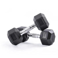 HKM-780499 Rubber Coated Hex Dumbbells for Professional Gym Use