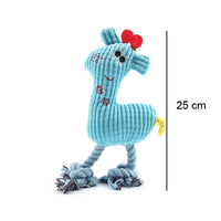 HKM-815059 Interactive Chew Toy for Dogs – Funny Animal Shape Squeaker Puppy Training Accessory