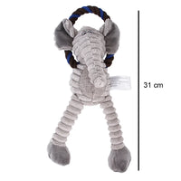 HKM-815059 Interactive Chew Toy for Dogs – Funny Animal Shape Squeaker Puppy Training Accessory