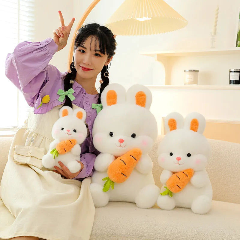 KTX-459155 Soft Plush Rabbit Stuffed Animal Toy in 25/40/50cm Sizes - Ideal Gift for Kids