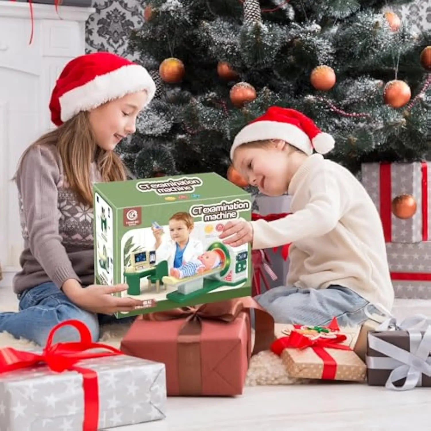 KTX-555219 Kids Doctor Playset with Toy Stethoscope and Medical Tools for Pretend Play Ages 5 and Up