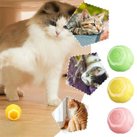 HKM-276115 Automatic Electric Rolling Cat Toy Ball for Engaging Playtime and Exercise