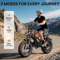 HKM-9595731 Adult: 750W Motor, 20 MPH Top Speed, 48V System and 48V 15.0Ah Battery Electric Bicycle for Daily Commuting