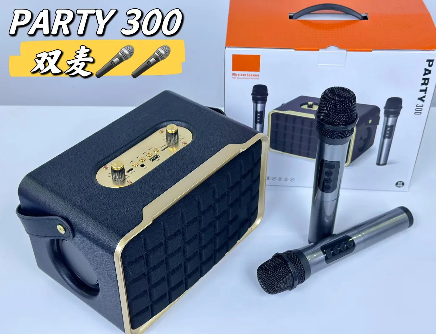 KTX-841555 Outdoor Wireless Bluetooth Speaker with Microphone for Home and Desktop Use