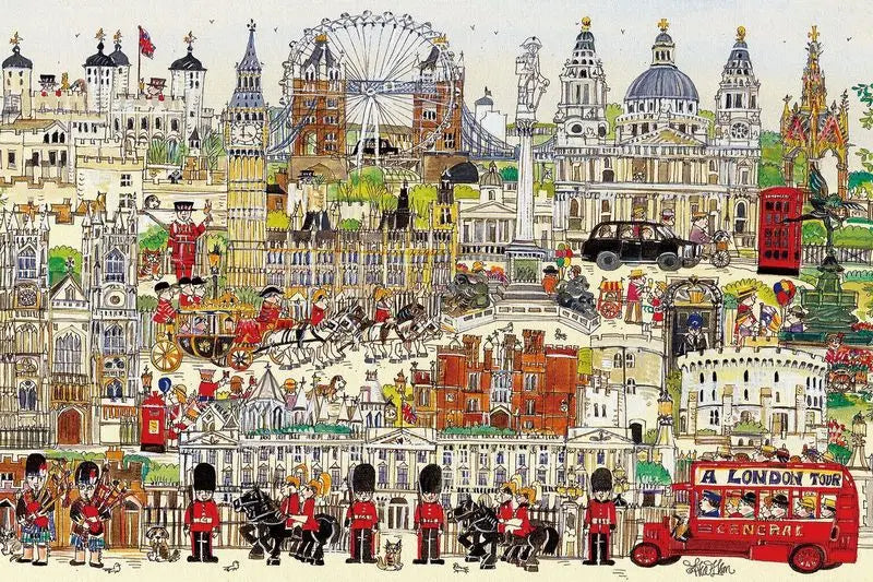 KTX-514323 Custom 1000 Piece Jigsaw Puzzle Featuring Famous Painting Scenery for Educational Decompression Activities