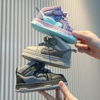 HKM-082835 Kids Sports Shoes Fashion Children Running Sneakers Casual Shoes for Boys Girls Perfect Gift for Outdoor Students Winter Season