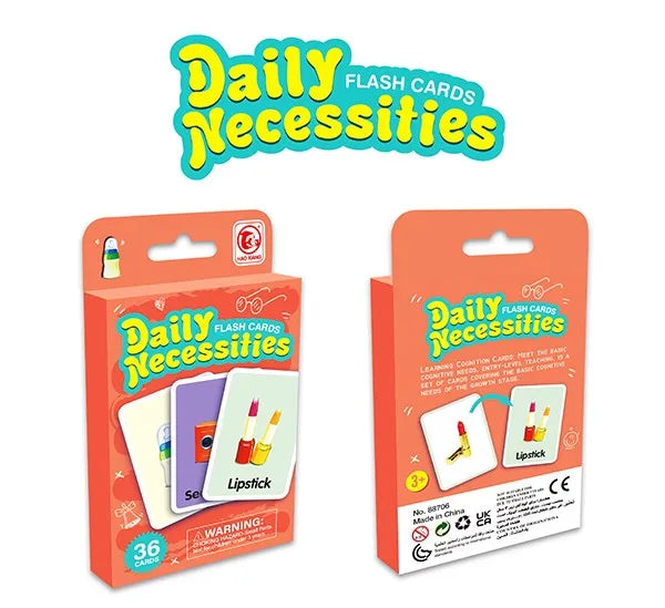 HKM-905619 Early Learning Math Educational Cards - 36 Piece Set for Kids