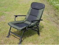 HKM-322899 Folding Fishing Chair with Metal Iron Frame and Solid Wood Seat for Outdoor Camping and Garden Use