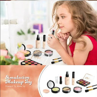 HKM-194771 Pretend Makeup Set for Kids - Mini Cosmetic Bag Toy - Age 2-12, Durable ABS Plastic