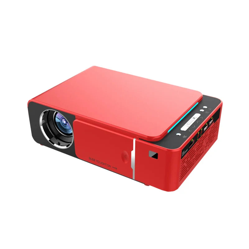 KTX-072595 720P LED Video Projector with 4K and Full HD 1080P Support for Home Cinema Experience