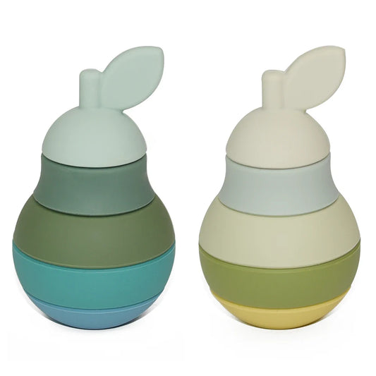 KTX-212499 Soft Baby Stacking Teething Toy and Building Block for Sensory Play