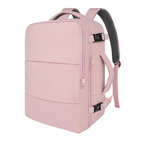 Travel Backpack for Women Men, 15.6inch Laptop Backpack, School Bag Daypack for Weekender Business Hiking, Pink