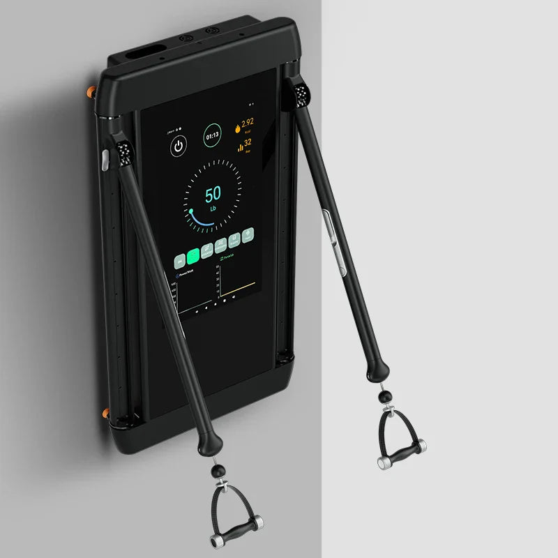 HKM-435859 Smart Home Gym Fitness Mirror - Integrated Body Training & Recovery System, Modern Design, 1300mm x 700mm x 165mm