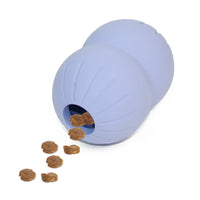 HKM-044435 Tough Natural Rubber Figure Eight Dog Toy – Anxiety Reliever and Treat Dispenser