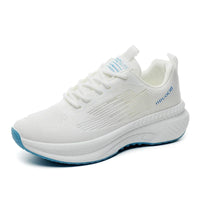 HKM-868115 2024 Summer Comfortable Breathable Single Layer White Mesh Joker Loafers Women's Leisure Sports Shoes