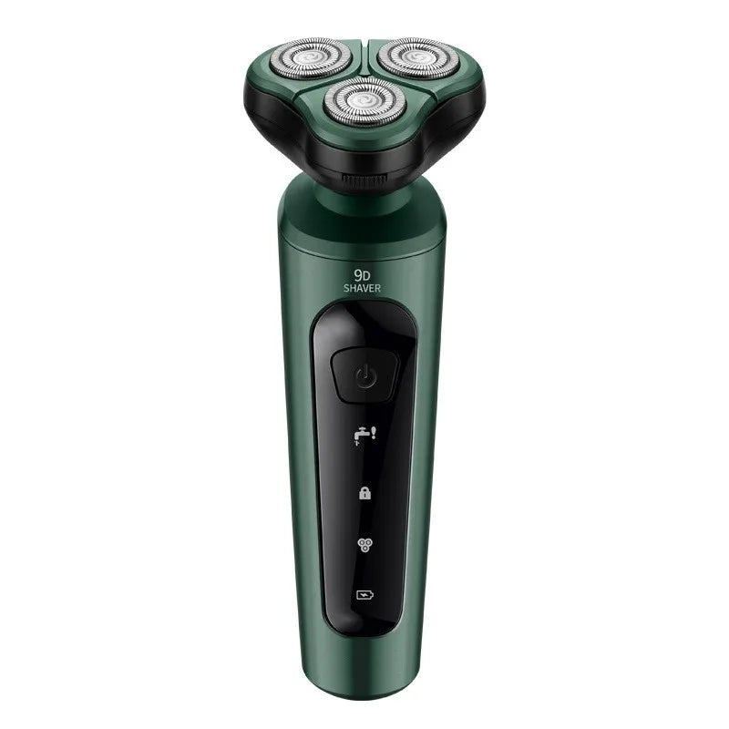 HKM-110931 4-in-1 Waterproof USB Rechargeable Rotary Electric Shaver and Beard Trimmer for Men
