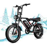 Electric Bike, Electric Mountain Bike with 48V 17.5Ah Removable Larger Battery 20'' Tire E Bike, Adult Electric Bicycles