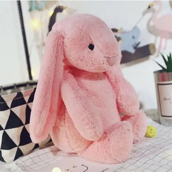 KTX-966483 Plush Bunny Doll Stuffed Animal Toy for Children - Ideal Birthday and Easter Gift