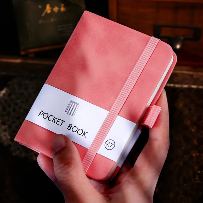 KTX-325459 Compact A7 Mini Notebook for Students - Portable Pocket Notepad