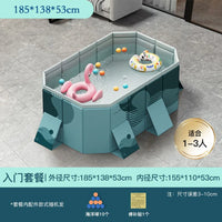 HKM-848339 Large Rectangular Above Ground Swimming Pool for Outdoor Use