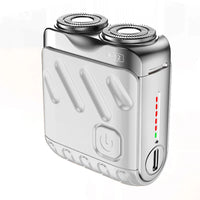 HKM-881555 Portable Mini Electric Beard Razor with Twin Blade for Face Use, USB Rechargeable