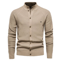 HKM-424019 Customized Men's Business Sweater Knit Sweater Fall and Winter New Cardigan Men's Pullover Coat