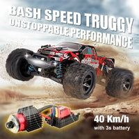 HKM-380179 1:18 Scale Waterproof Remote Control Car with High Speed up to 60km/h, 2.4GHz Control, USB Charging, Indoor/Outdoor Use