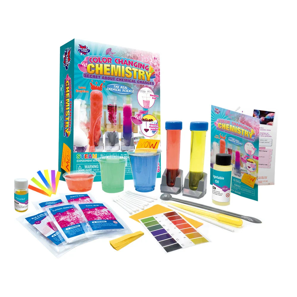 KTX-467731 80+ Science Experiments STEM Kit for Kids - Engaging Chemistry Learning Tool