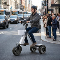 HKM-3216979 Adult Electric Scooter with 350W Motor and Foldable Design Multiple Speed Riding Modes LCD Display and Cruise Control
