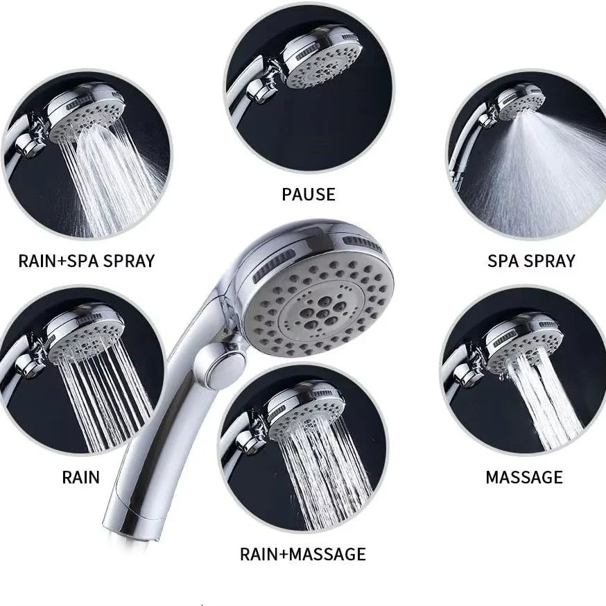 KTX-179475 High-Pressure Water-Saving Handheld Shower Head Set