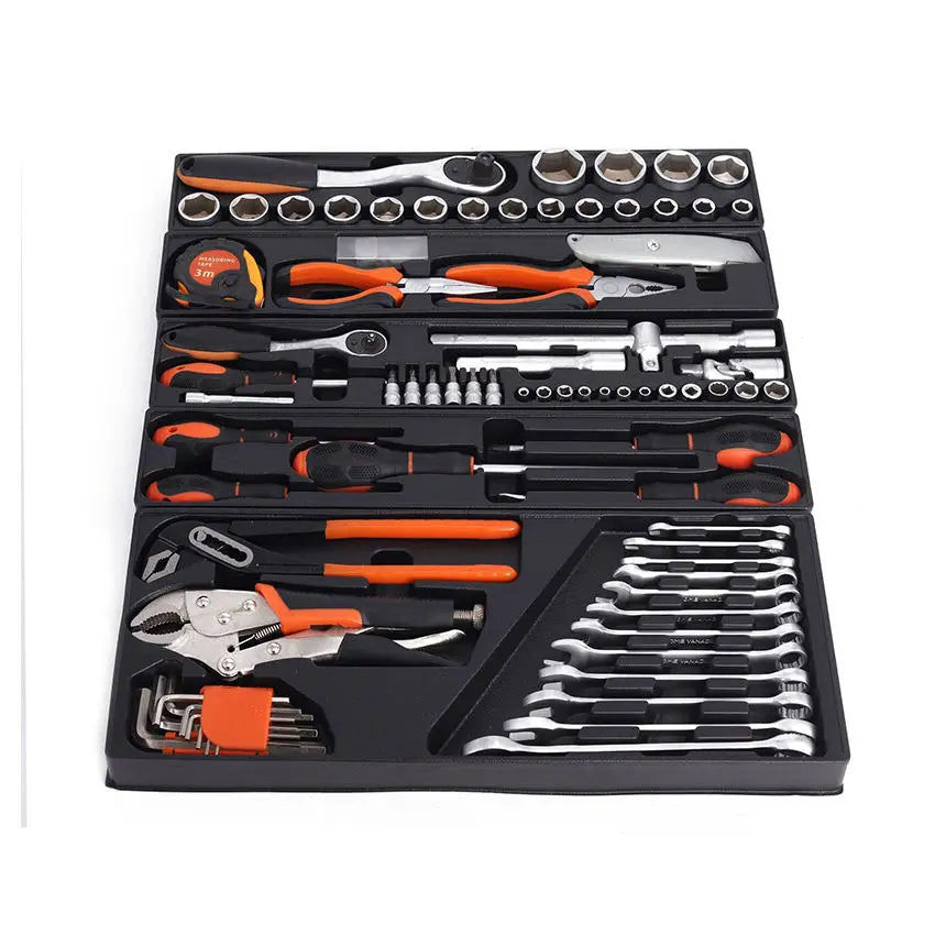 KTX-969363 85-Piece 20V Metal Hand Tool Set for Household and Automotive Repairs