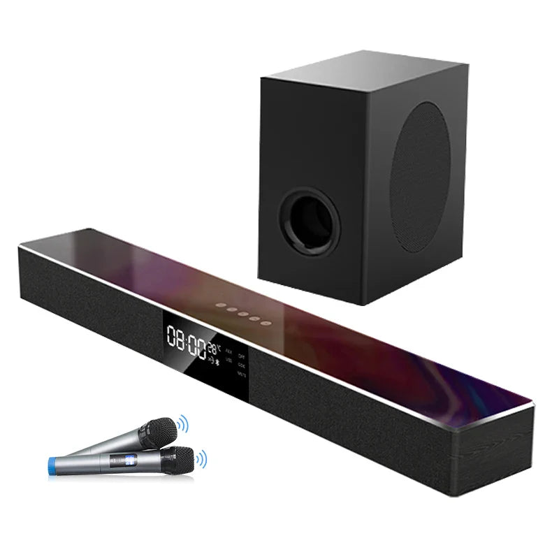 KTX-238227 5.1 Surround Soundbar with Wireless Bluetooth Connectivity for Home Theatre and TV Audio