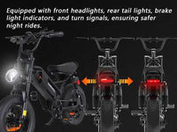 HKM-3658963 Adult Electric Bicycle Powered by 750W Motor, 20 MPH Top Speed, 48V System and 48V 15.0Ah Battery for Daily Commuting