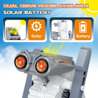 HKM-854739 21-in-1 Solar Robot Building STEM Toy Set with 210 Pieces for Ages 2-12