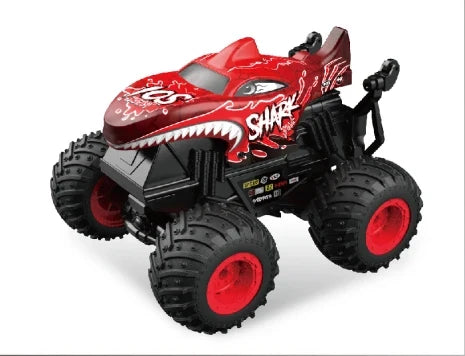 HKM-934931 360° Rotating Remote Control Dinosaur Stunt Truck - 2.4G Electric Crawler for Indoor and Outdoor Play