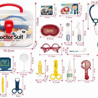 HKM-655827 Mini Doll House Doctor Kit for Kids - Portable Role Play Educational Toy