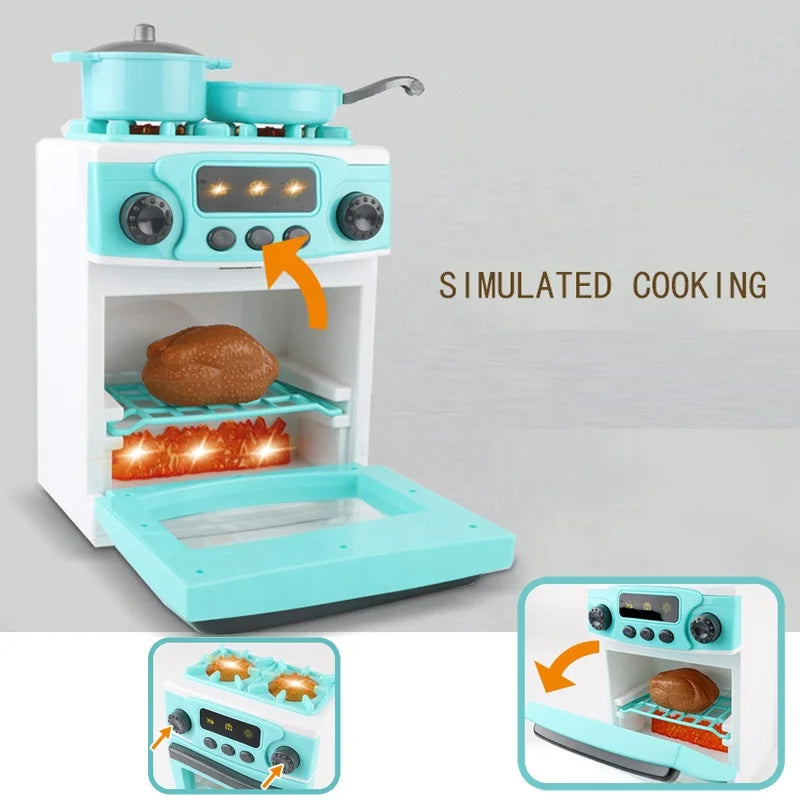 KTX-322323 Children's Pretend Play Kitchen Set with Coffee Machine for Imaginative Role Play