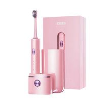 HKM-159507 Rechargeable Ultrasonic Travel Electric Toothbrush with UV Sanitising Case