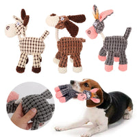 HKM-815059 Interactive Chew Toy for Dogs – Funny Animal Shape Squeaker Puppy Training Accessory