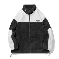 HKM-538131 Men's Lamb Fleece and Thick Cotton Stand Collar Puffer Jacket Winter Clothing for Men Finished Product Clothing