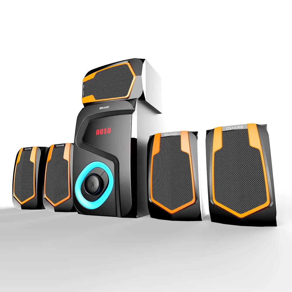 KTX-367507 5.1 Channel Surround Sound Home Theatre System with USB, SD, and FM Radio