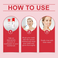 HKM-864595 Probiotic Whitening Toothpaste for Brightening, Gum Protection, and Fresh Breath