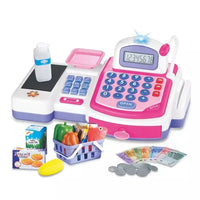 HKM-211731 Supermarket Cash Register Toy with Mini Accessories for Kids 2-14 Years, EPT Model EPT608354/EPT608370