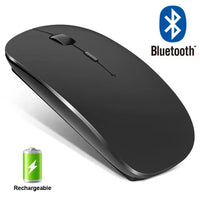 HKM-609299 Rechargeable Wireless RGB Gaming Mouse - Slim Silent Design for PC and Computer