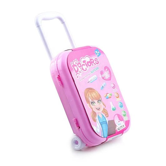 KTX-884051 Kids Doctor Medical Play Set with Trolley Bag - Pretend Tools for Role Playing Hospital Fun