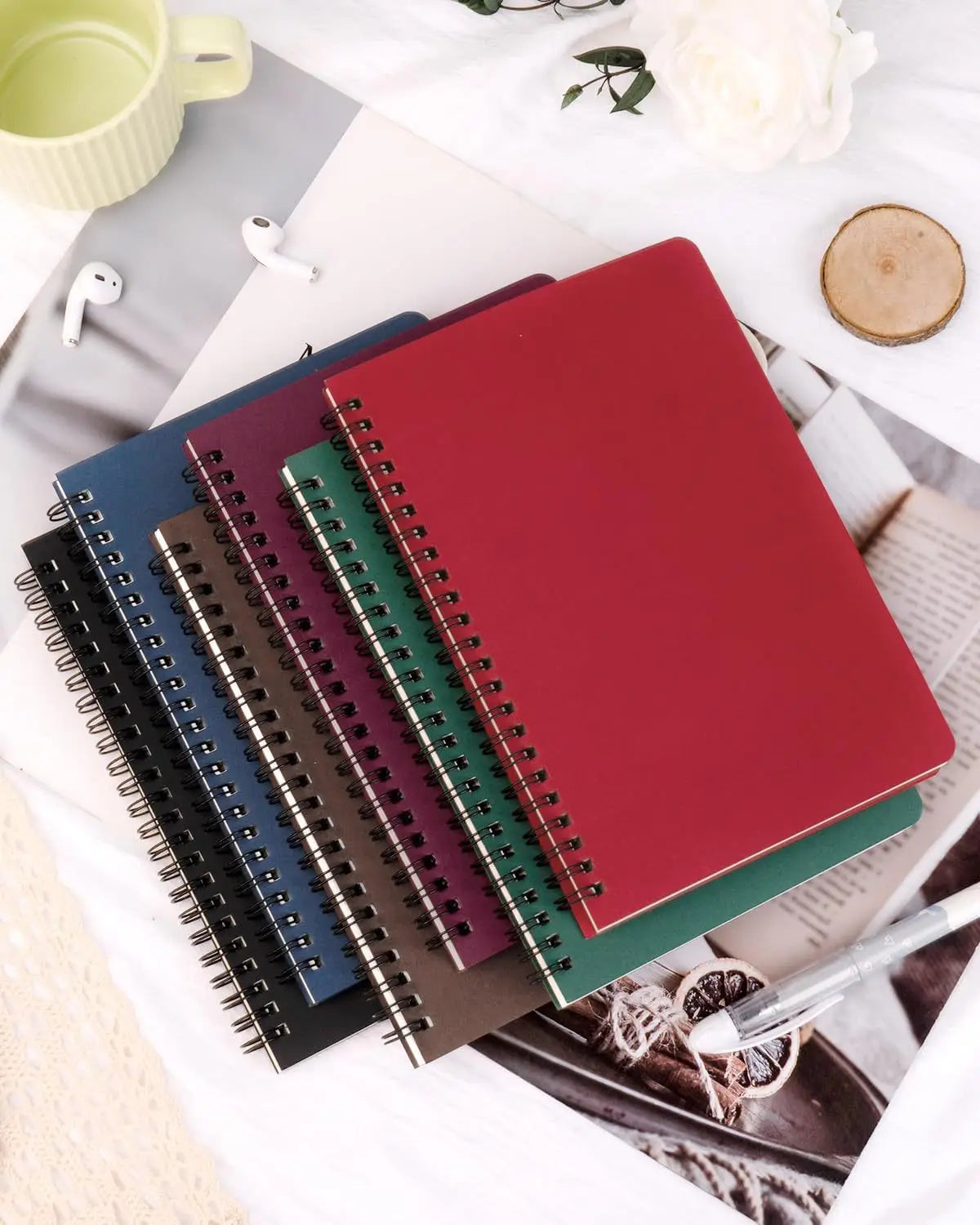 KTX-966163 Custom Logo Design A5 A4 Blank Hardcover Journal Notebook for School and Student Supplies